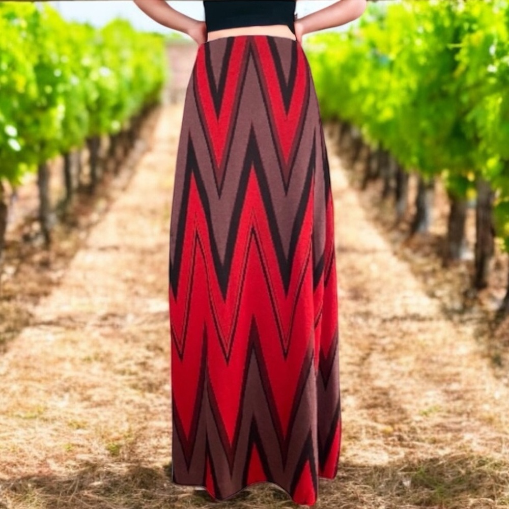 ❄️ 50% off winter ECI Long geometric maxi tailored pencil skirt XS